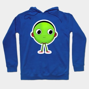 Little Green Martian Hoodie